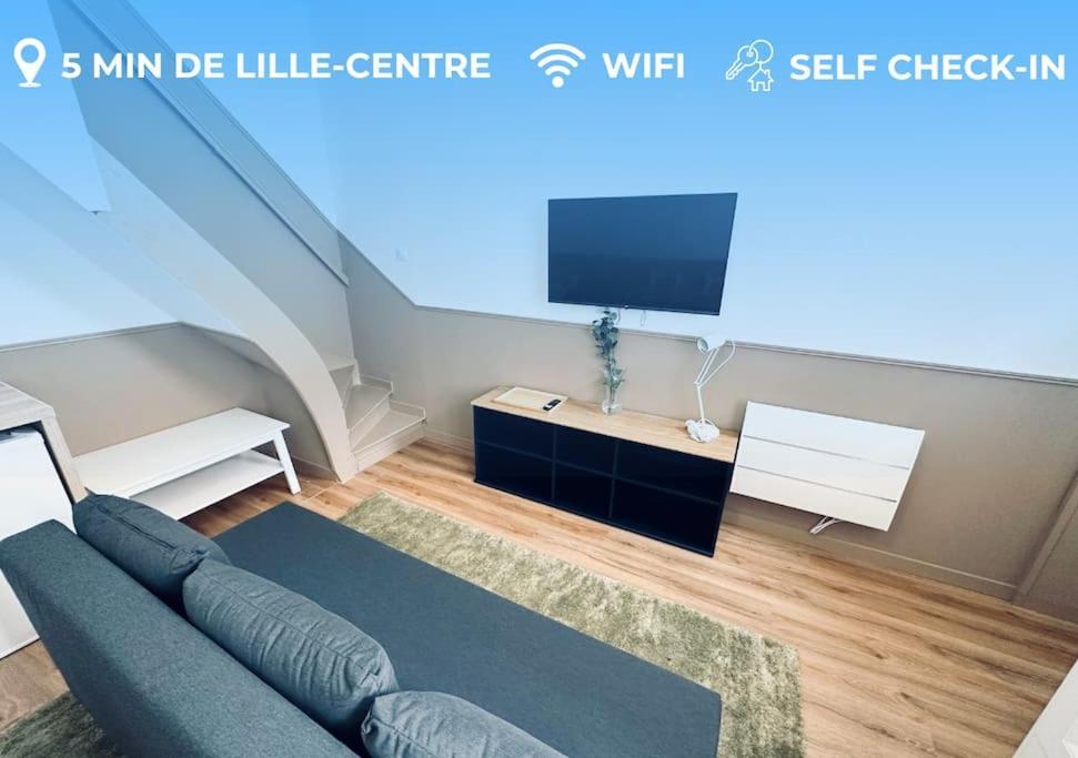 Nouveau! Centre Lille T3 Avec Wifi, Tv, Netflix Extérieur photo